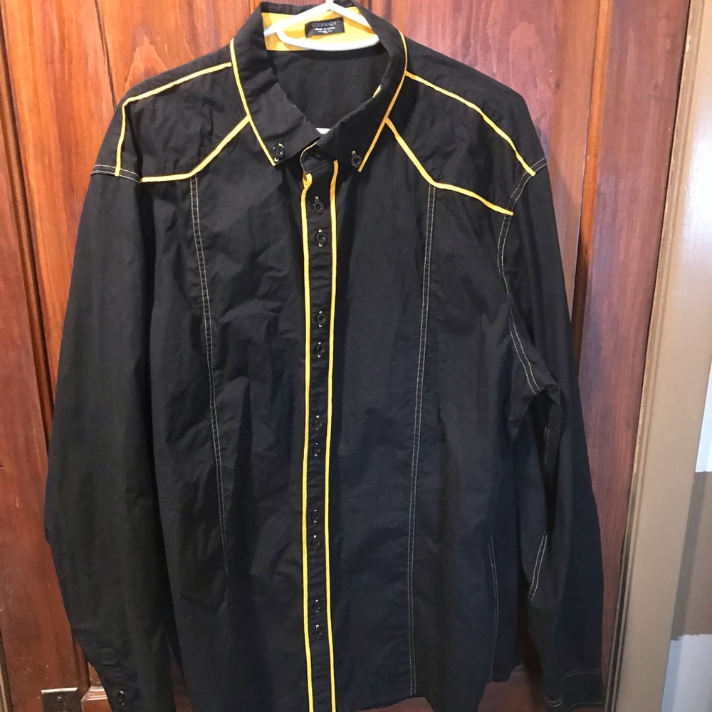 Men’s coofandy XL button down shirt western